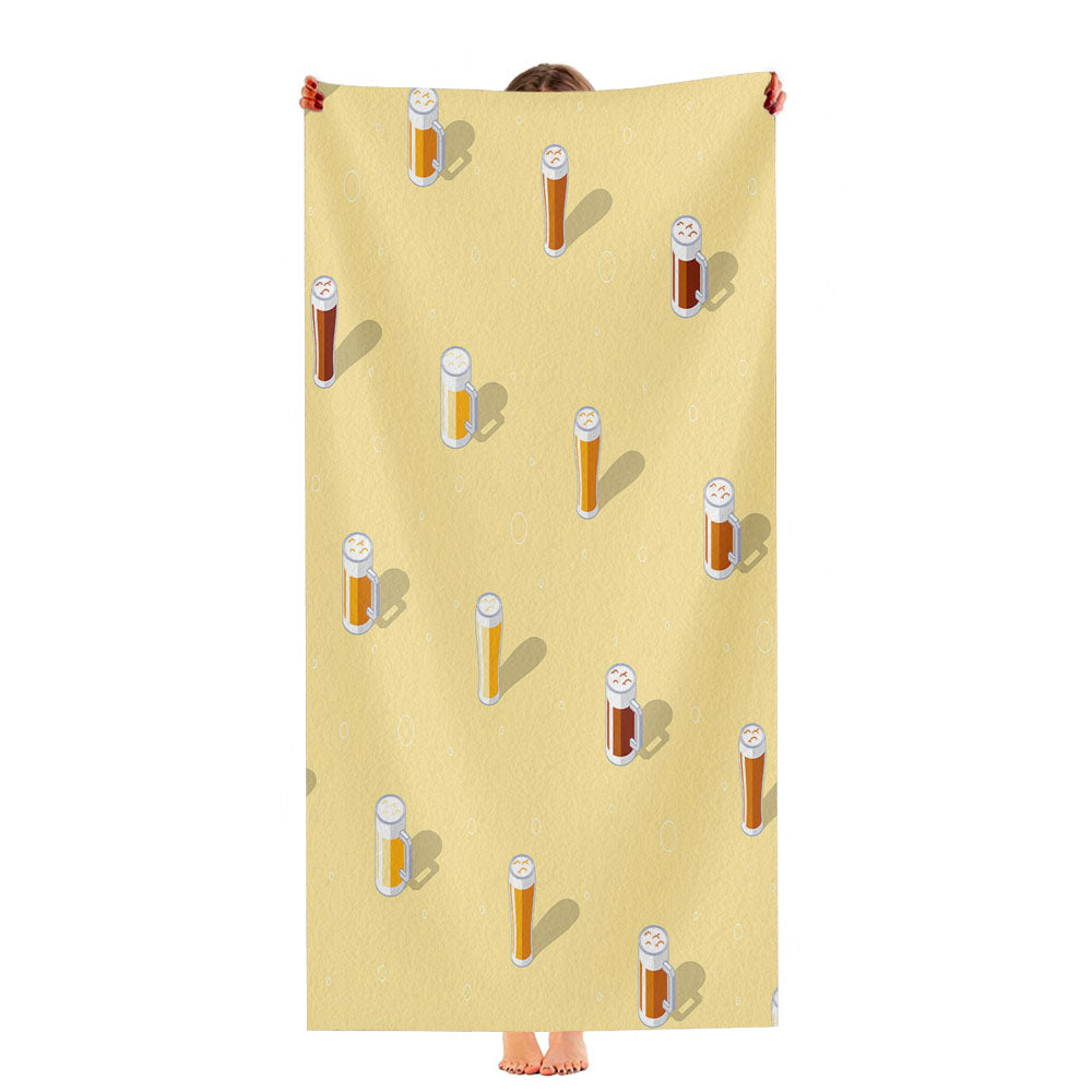 Isometric St Patricks Day Pattern 04 Ultra-Soft Luxury Bathroom Towels