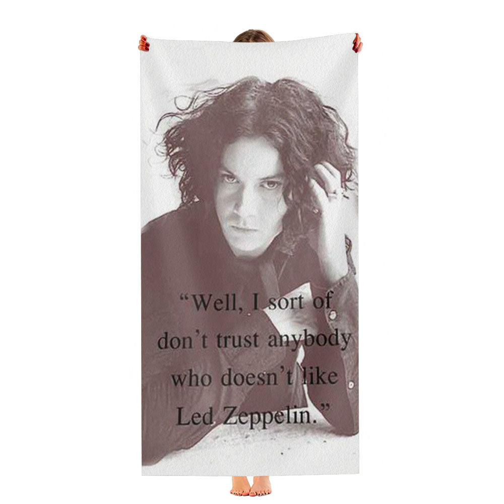 Jack White Led Zeppelin Ultra-Soft Luxury Bathroom Towels