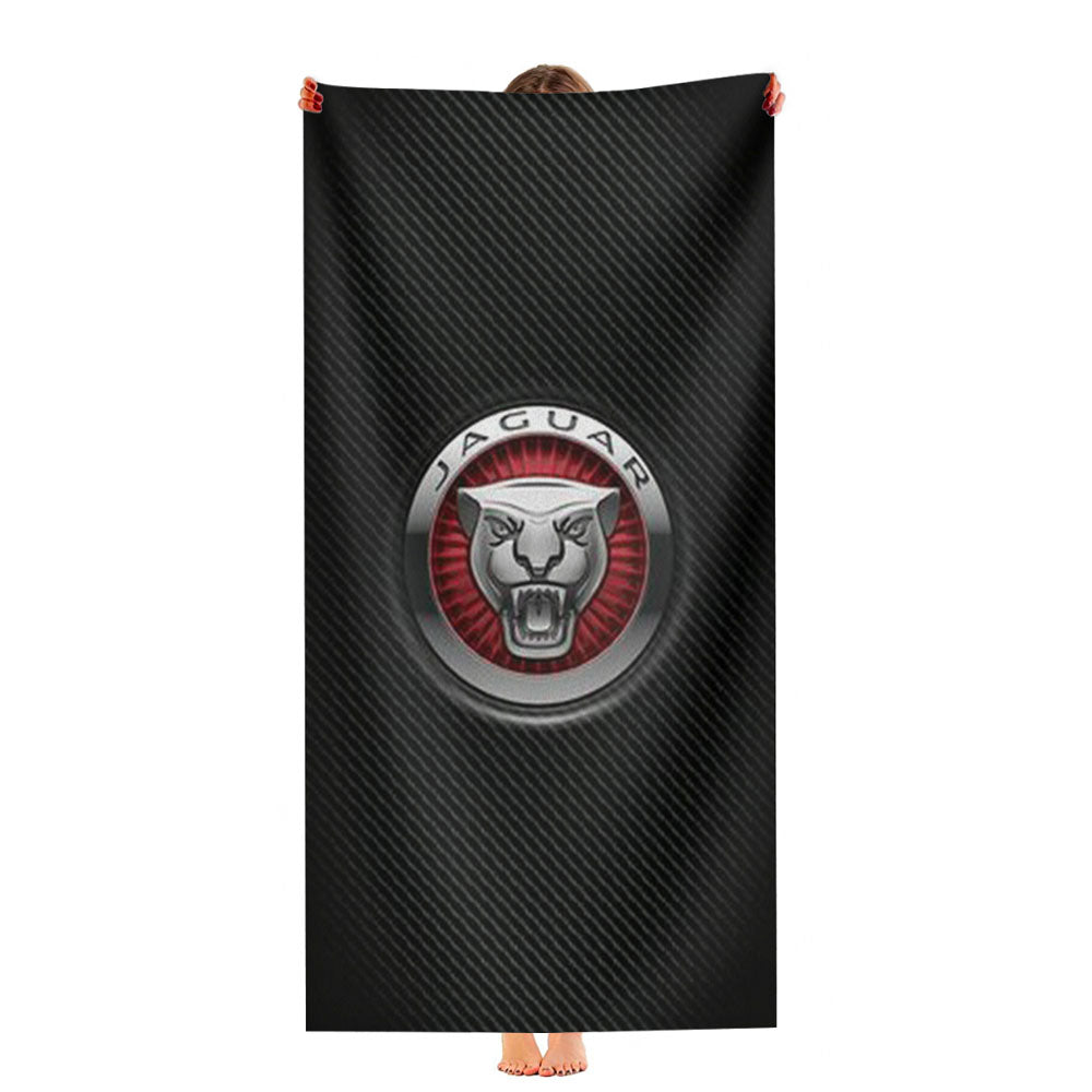 Jaguar Logo Ultra-Soft Luxury Bathroom Towels