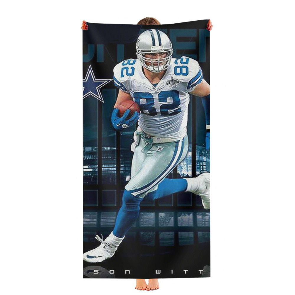 Jason Witten Dallas Cowboys Ultra-Soft Luxury Bathroom Towels