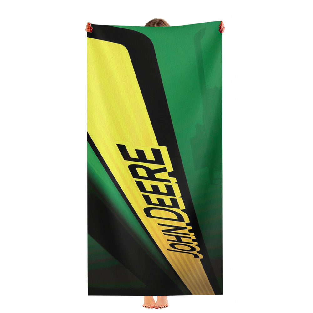 John Deere Green Wallpaper Ultra-Soft Luxury Bathroom Towels