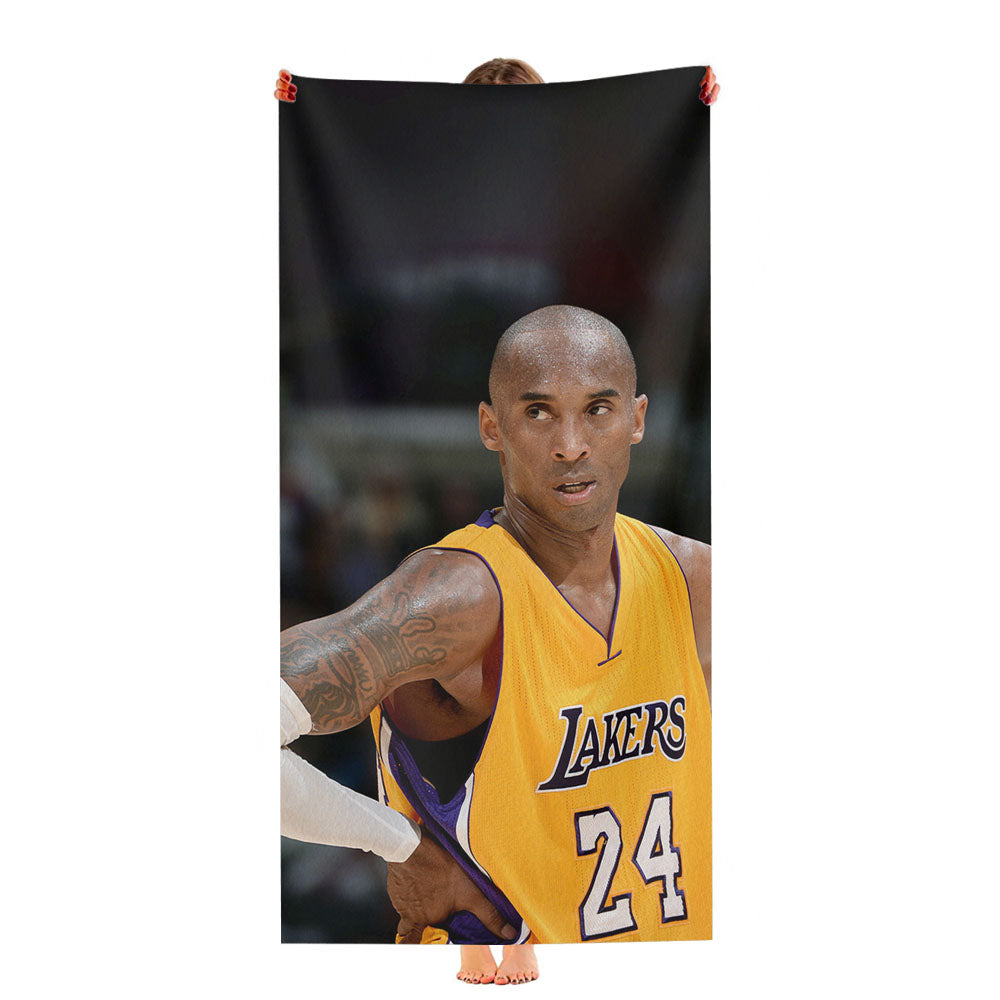 Kobe Bryant Lakers Nba Basketball Ultra-Soft Luxury Bathroom Towels