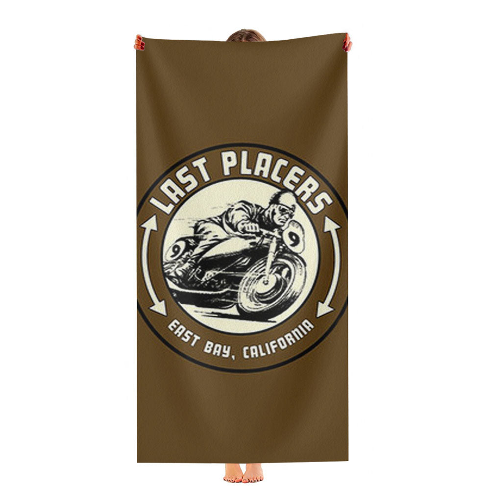 Last Placers Logo Brown Ultra-Soft Luxury Bathroom Towels