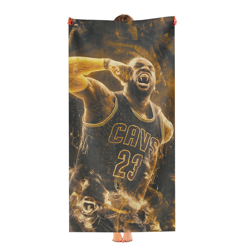 Lebron James Cleveland Cavs Ultra-Soft Luxury Bathroom Towels