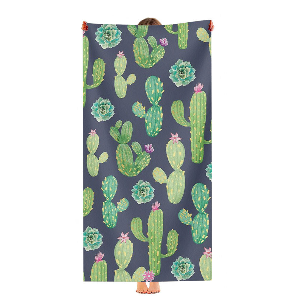 Lilly Pulitzer Cactus Pattern Ultra-Soft Luxury Bathroom Towels