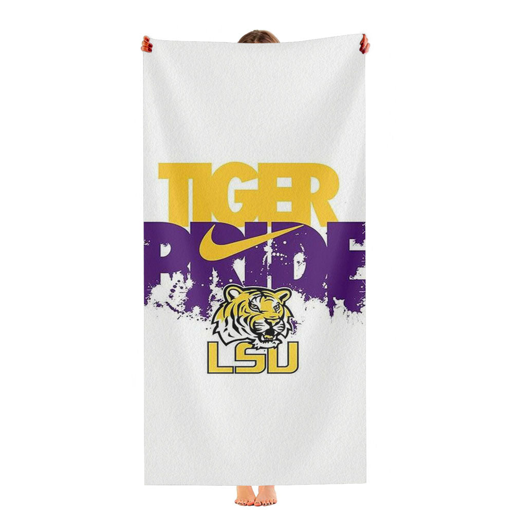 Lsu Tigers Nike Logo Ultra-Soft Luxury Bathroom Towels
