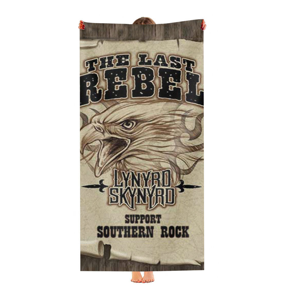 Lynyrd Skynyrd Last Rebel Ultra-Soft Luxury Bathroom Towels