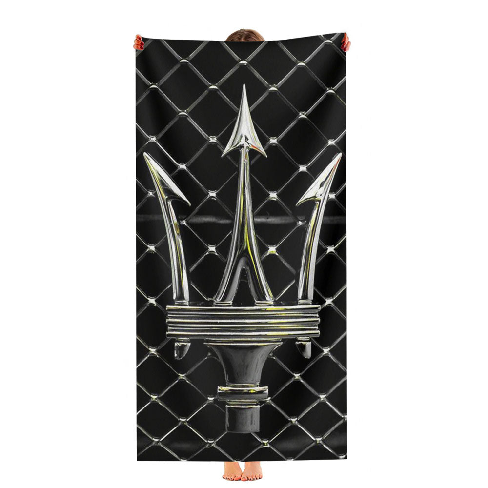 Maserati Trident Emblem Ultra-Soft Luxury Bathroom Towels