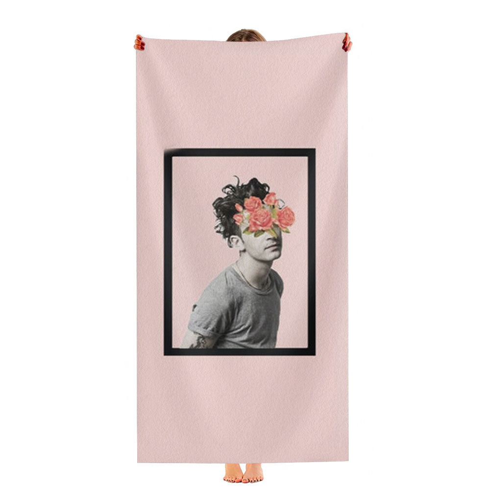 Matt - 1975 Flower Cencored Ultra-Soft Luxury Bathroom Towels