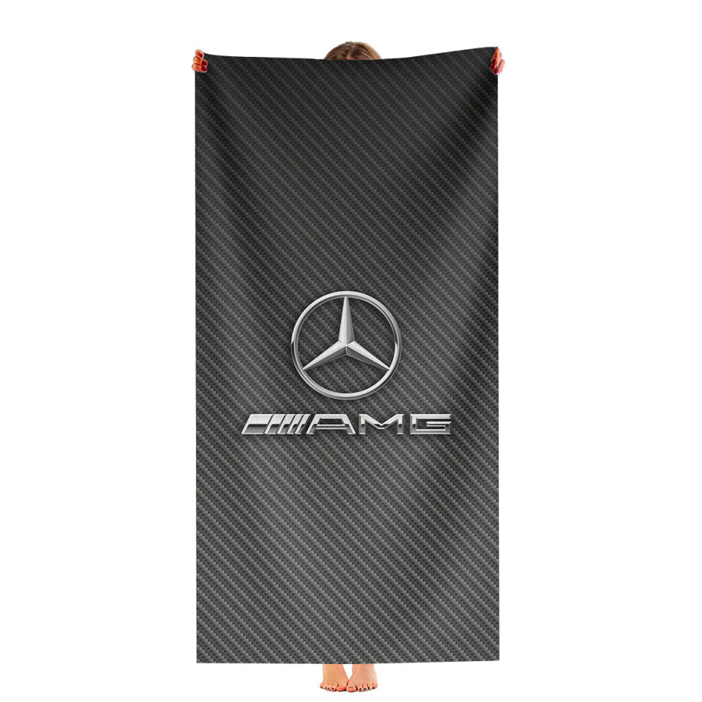 Mercedes Benz Amg Fiber Carbon Wallpaper Ultra-Soft Luxury Bathroom Towels