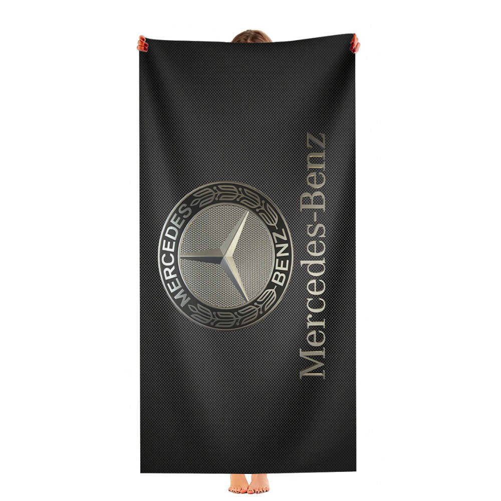 Mercedes Benz Car Logo Ultra-Soft Luxury Bathroom Towels