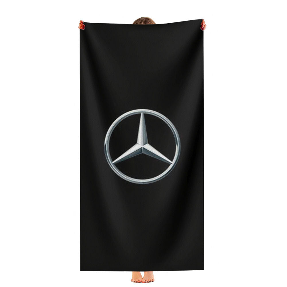 Mercedes Benz Merch Ultra-Soft Luxury Bathroom Towels