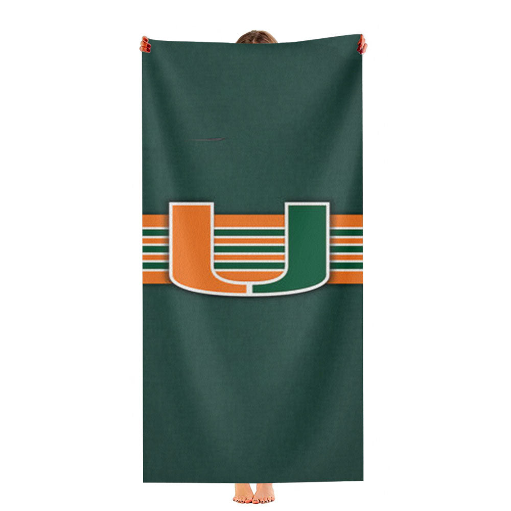 Miami Hurricanes Ultra-Soft Luxury Bathroom Towels