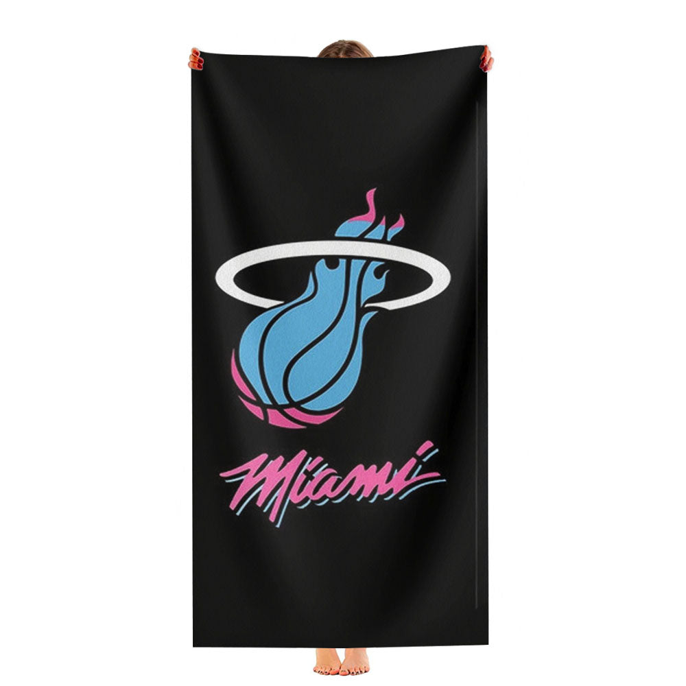 Miami Pink Blue Ultra-Soft Luxury Bathroom Towels