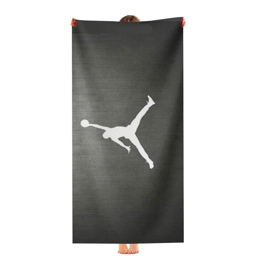 Michael Jordan Air Logo Grain Ultra-Soft Luxury Bathroom Towels