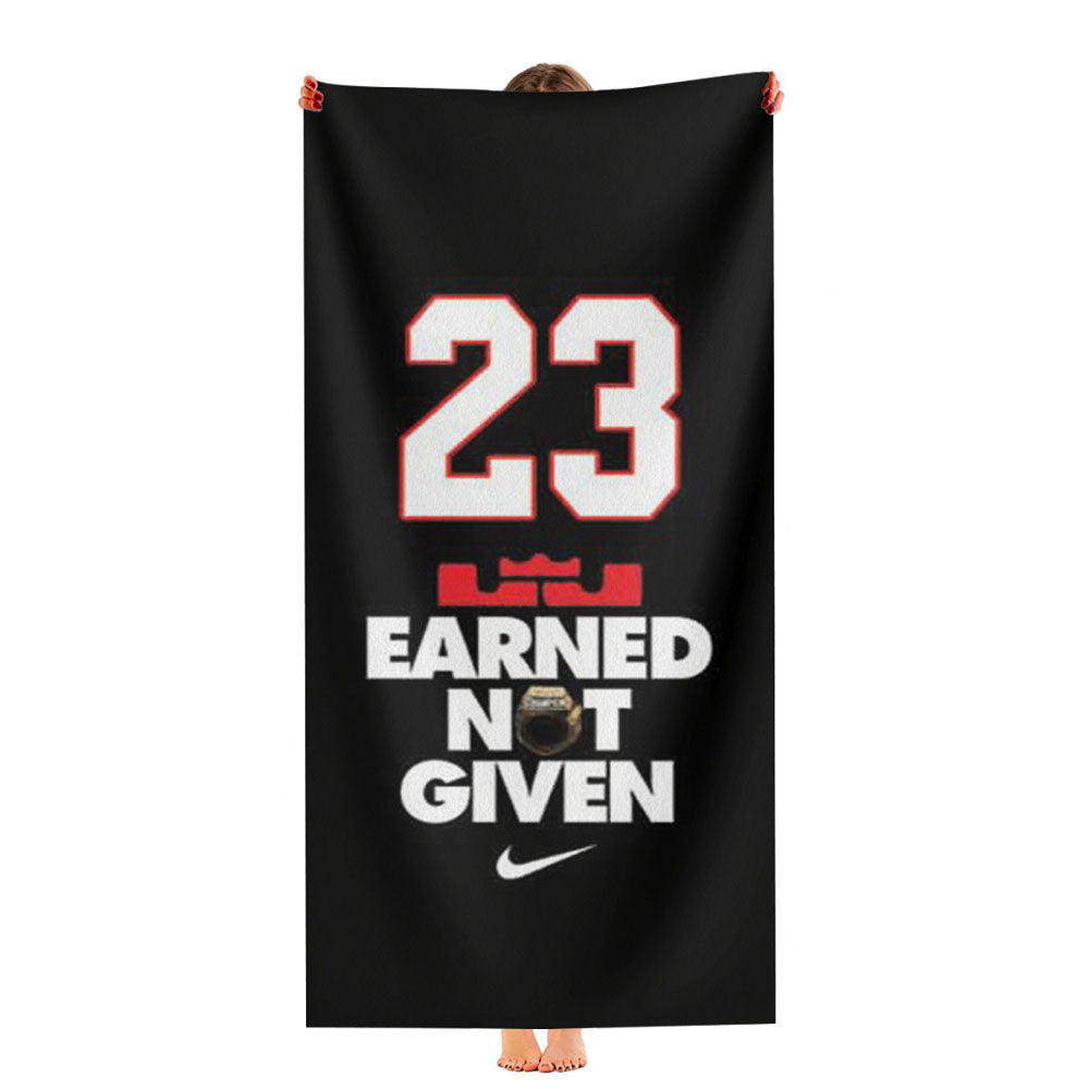 Michael Jordan Earned Not Given Ultra-Soft Luxury Bathroom Towels