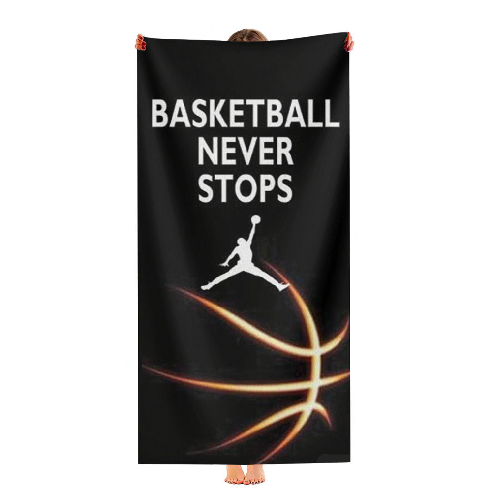 Michael Jordan Never Stops Glow Ultra-Soft Luxury Bathroom Towels