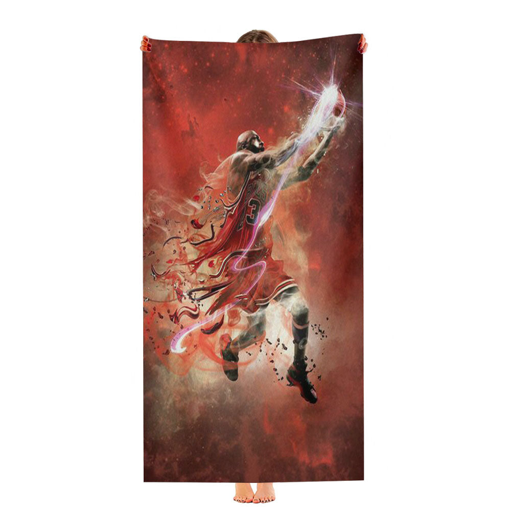 Michael Jordan Slam Dunk Ultra-Soft Luxury Bathroom Towels