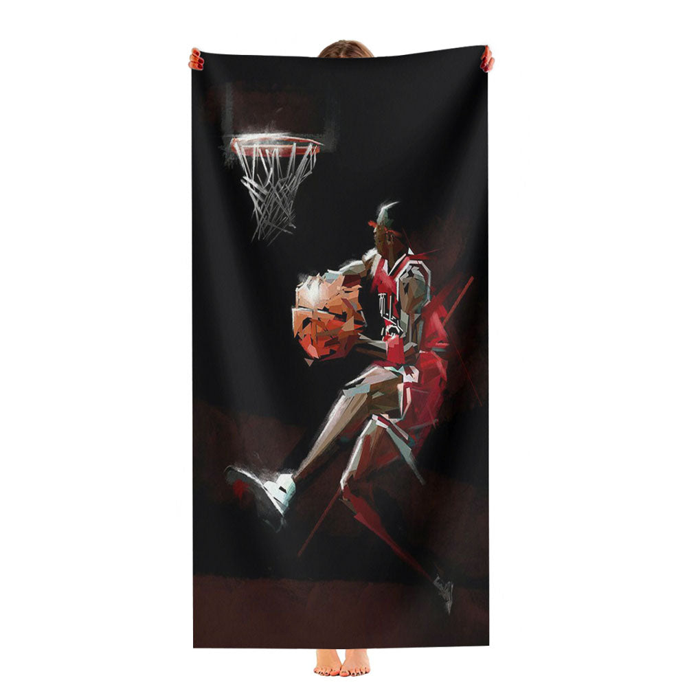 Michael Jordan Slamdunk Ultra-Soft Luxury Bathroom Towels