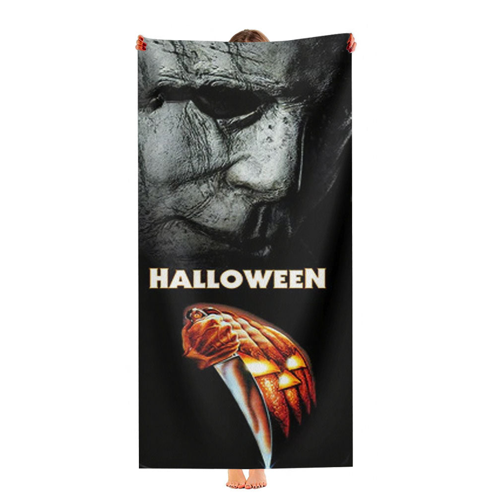 Michael Myers Halloween Horror Ultra-Soft Luxury Bathroom Towels