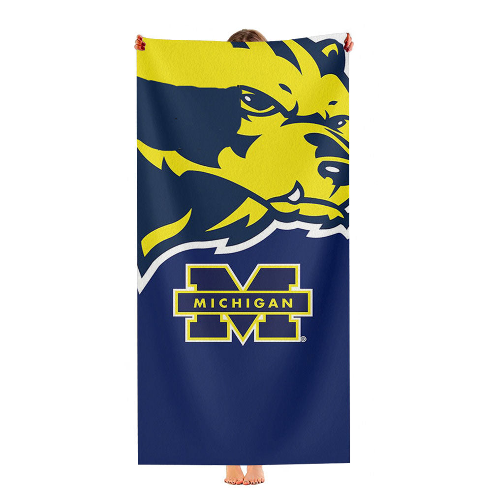 Michigan Wolverines 5 Ultra-Soft Luxury Bathroom Towels