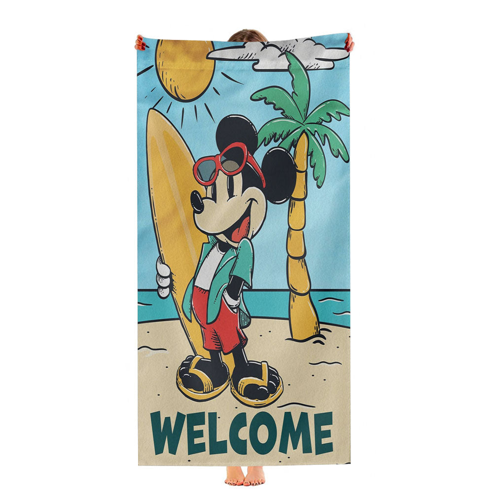 Mickey Mouse Summer Ultra-Soft Luxury Bathroom Towels