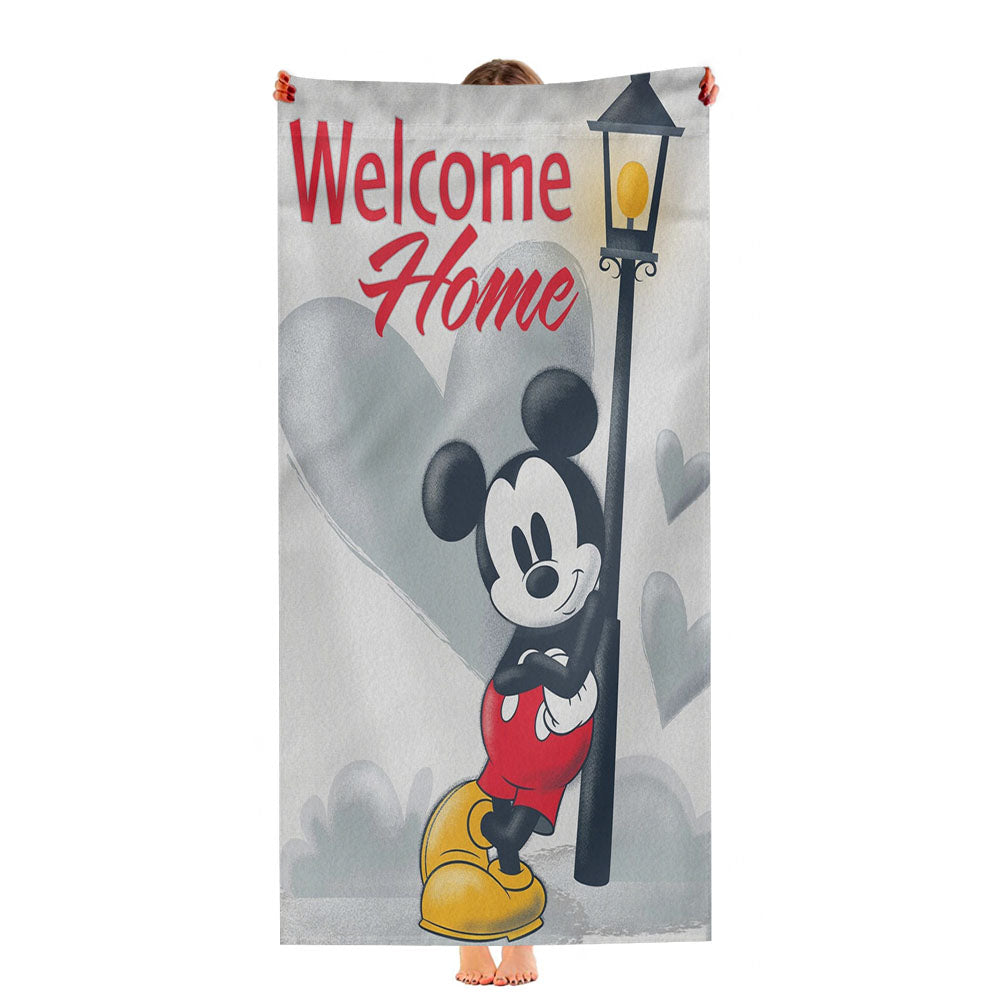 Mickey Mouse Welcome Ultra-Soft Luxury Bathroom Towels