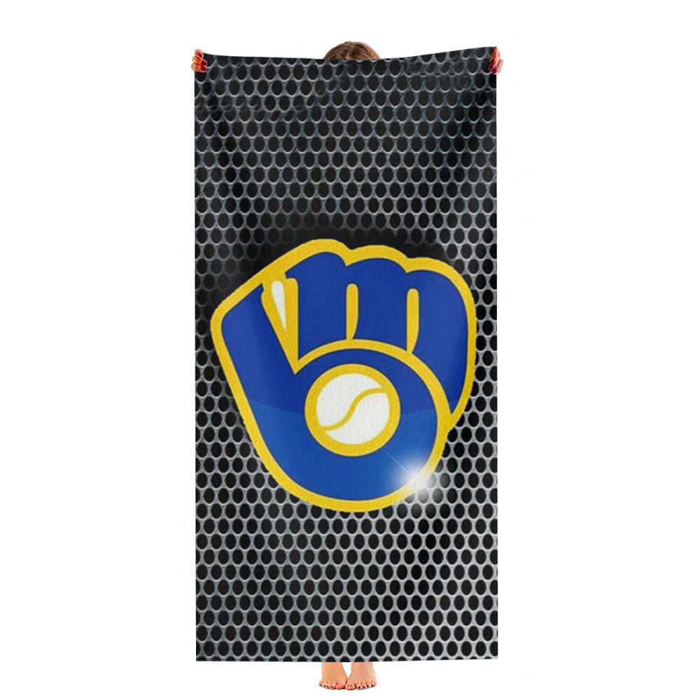 Milwaukee Brewers Light Ultra-Soft Luxury Bathroom Towels