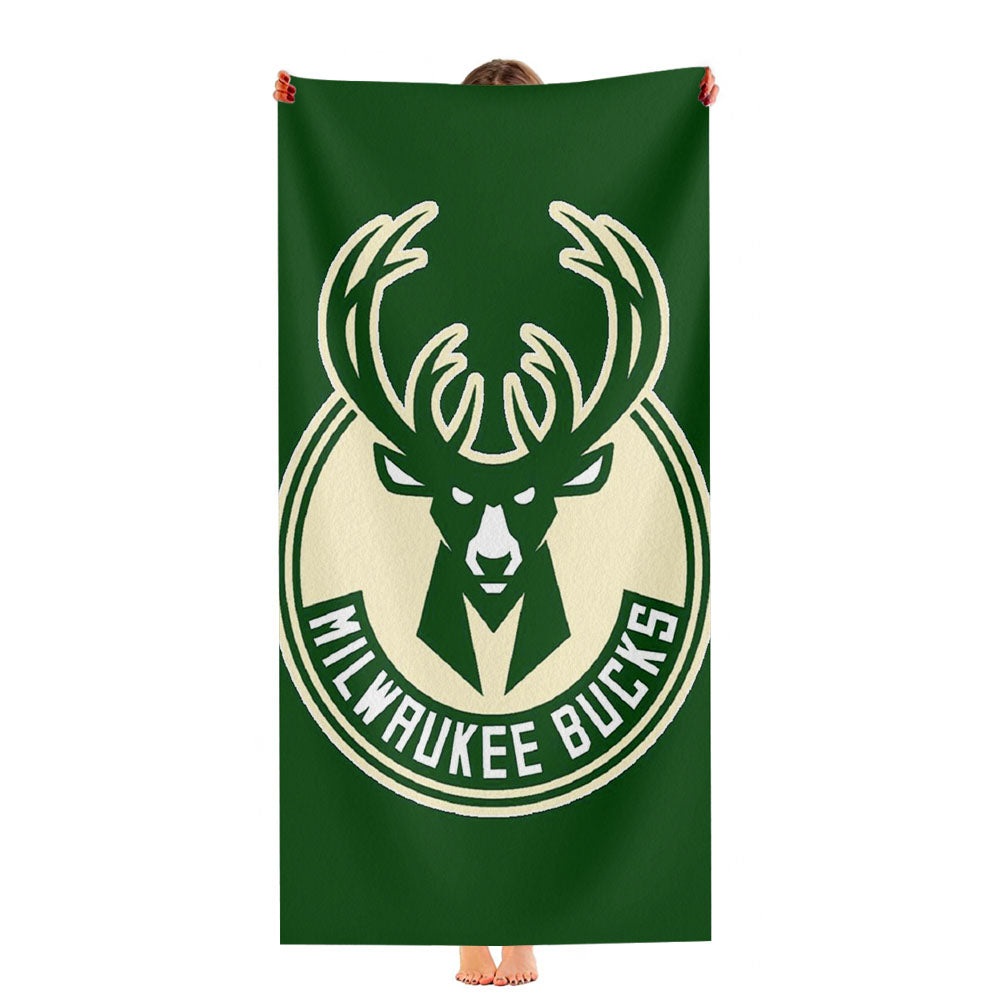 Milwaukee Bucks Green Ultra-Soft Luxury Bathroom Towels