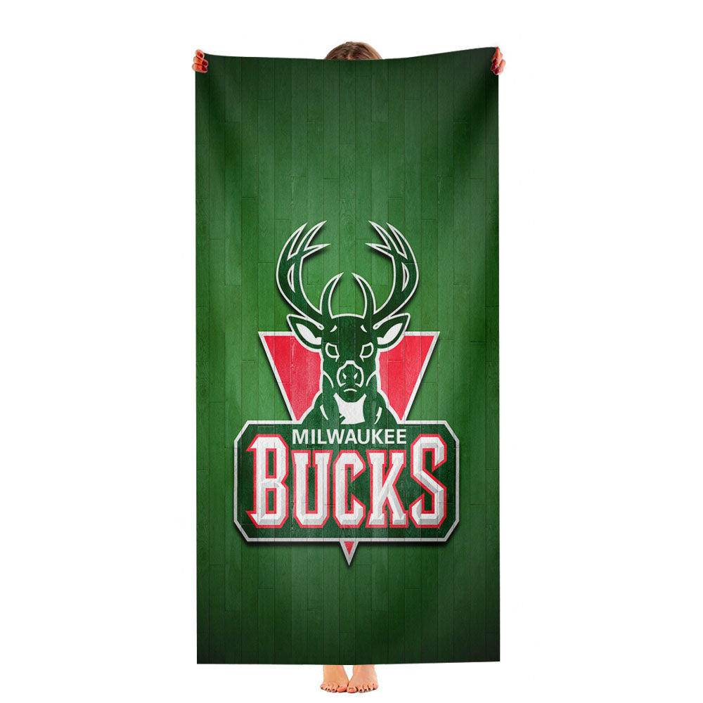 Milwaukee Bucks Hardwood Ultra-Soft Luxury Bathroom Towels