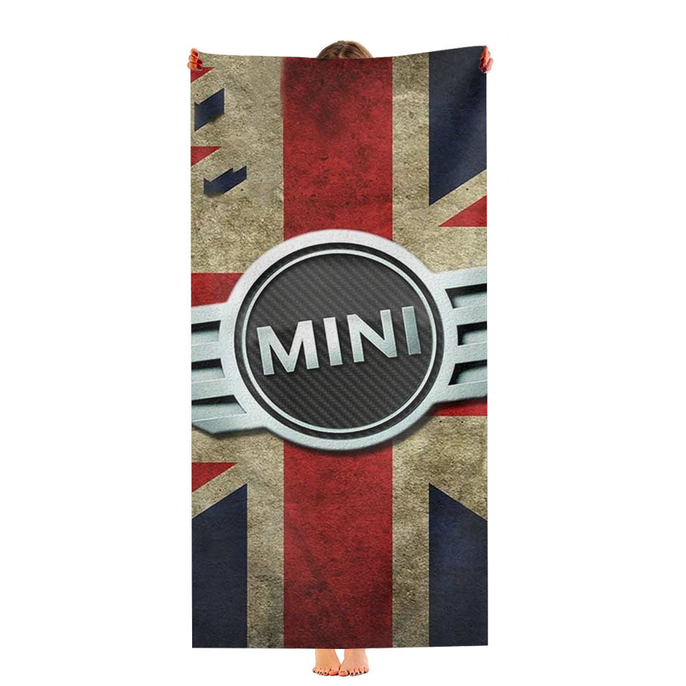 Mini Cooper Logo 3 Ultra-Soft Luxury Bathroom Towels