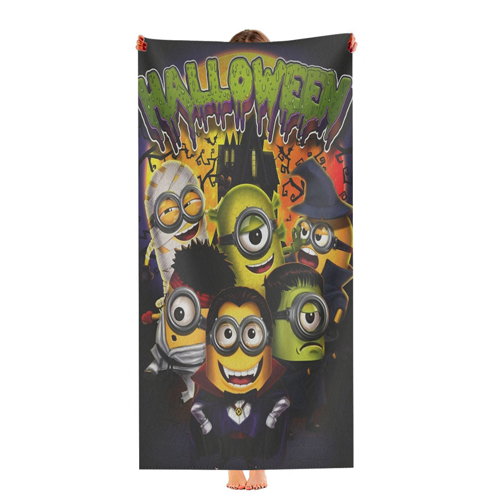 Minions Halloween Ultra-Soft Luxury Bathroom Towels