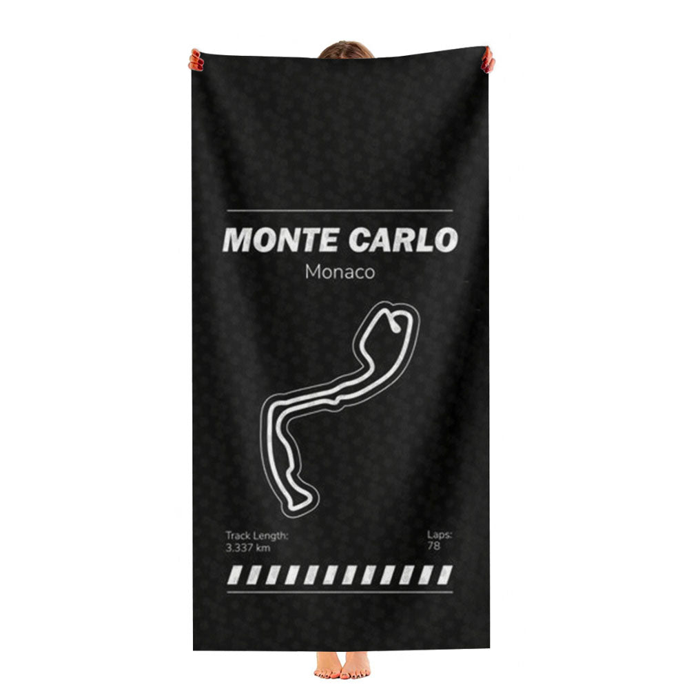 Monte Carlo Circuit Ultra-Soft Luxury Bathroom Towels
