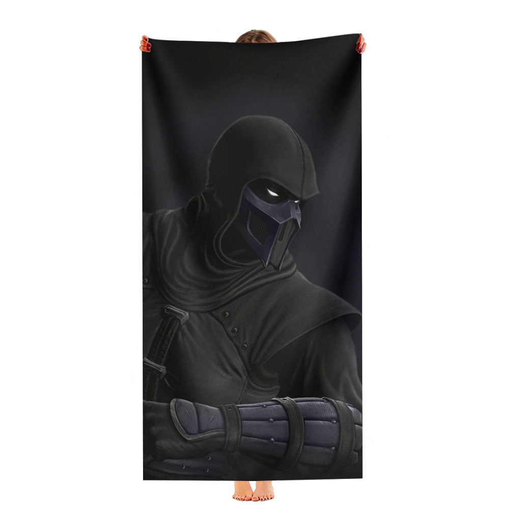 Mortal Kombat Noob Saibot Ultra-Soft Luxury Bathroom Towels