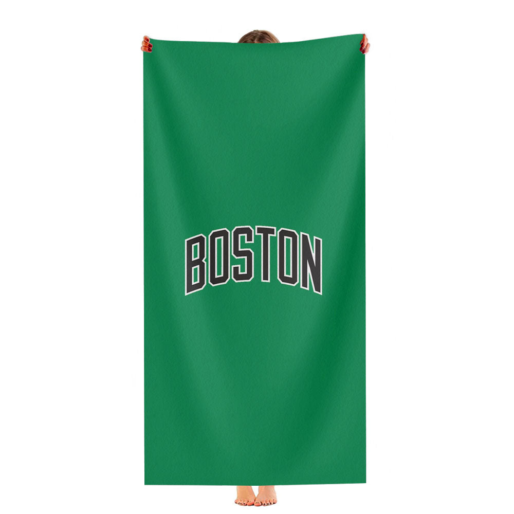 Nba - Boston Celtics Wallpaper Ultra-Soft Luxury Bathroom Towels