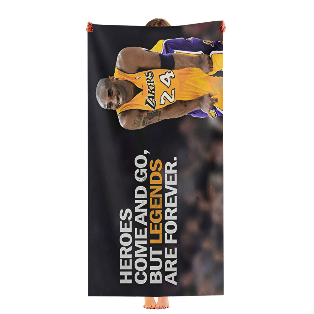 Nba Lakers Kobe Bryant Ultra-Soft Luxury Bathroom Towels