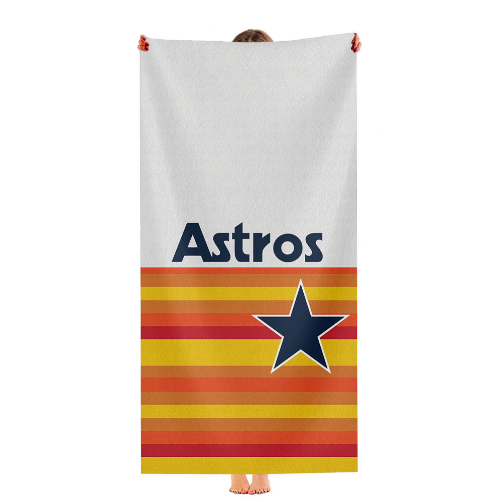 New Houston Astros Mlb Ultra-Soft Luxury Bathroom Towels