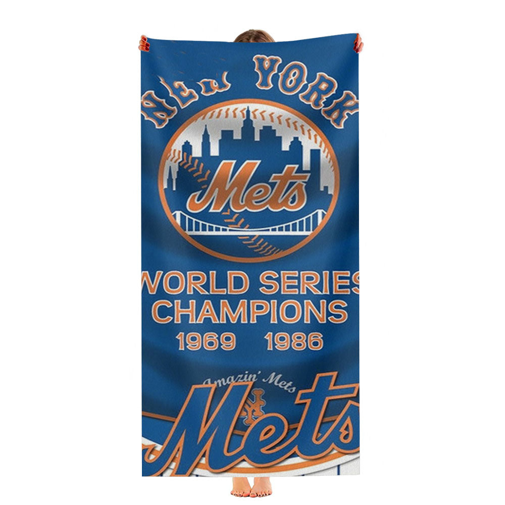 New York Mets World Series Ultra-Soft Luxury Bathroom Towels