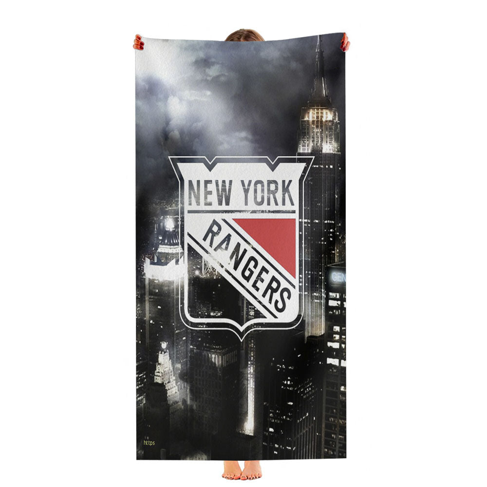 New York Rangers 4 Ultra-Soft Luxury Bathroom Towels