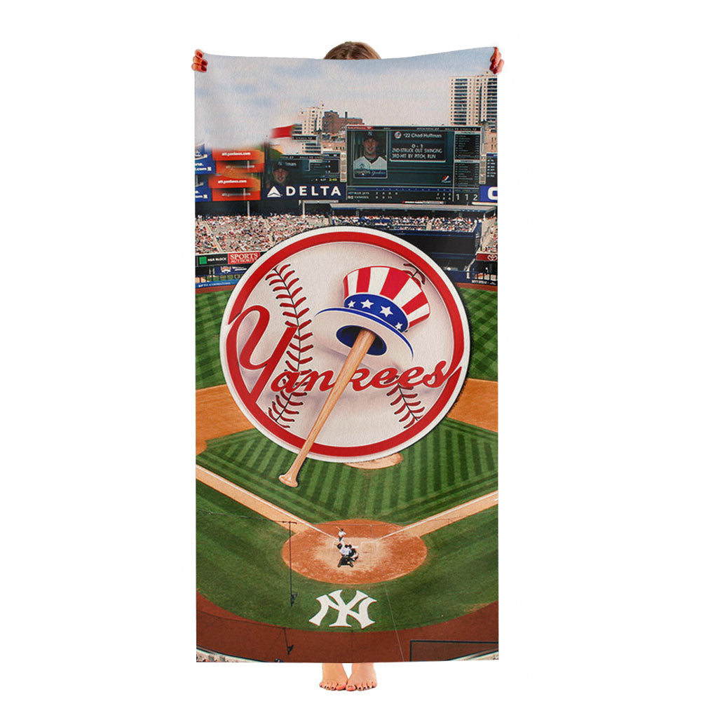 New York Yankees Stadium Ultra-Soft Luxury Bathroom Towels