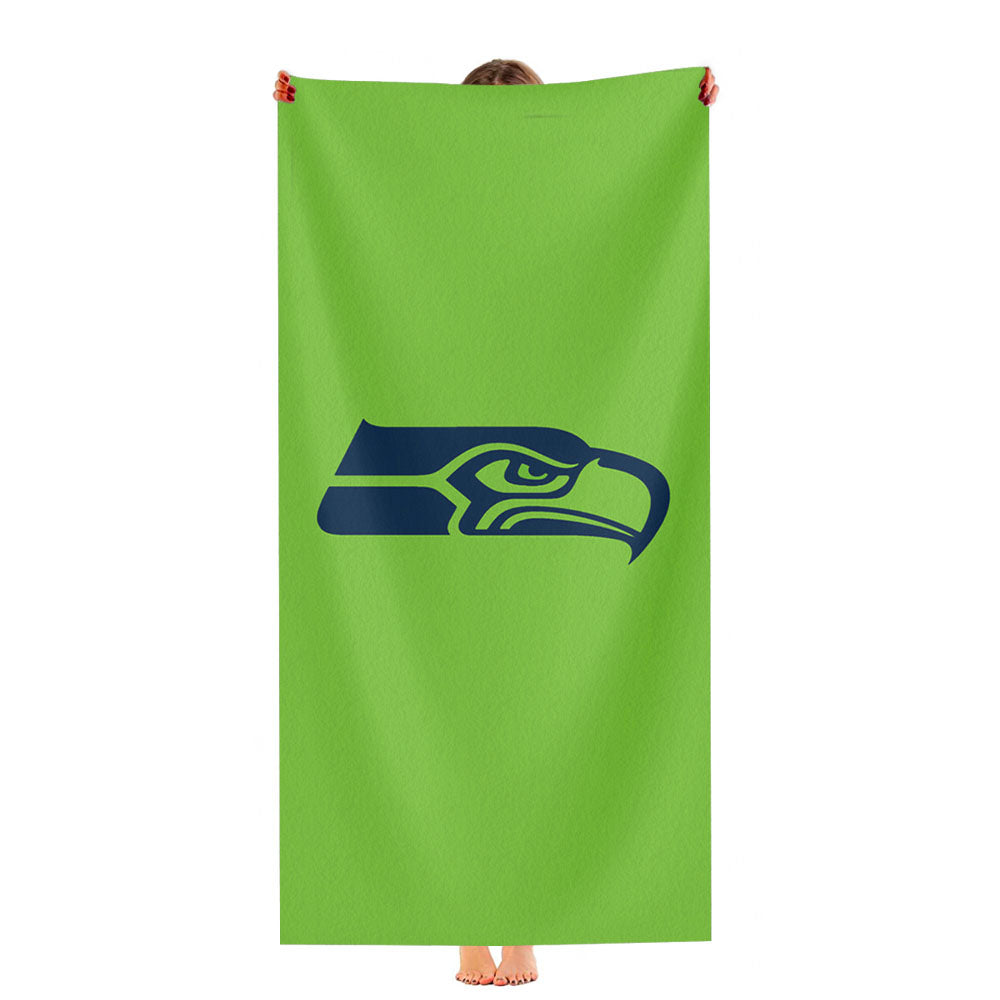 Nfl Seattle Seahawks Ultra-Soft Luxury Bathroom Towels