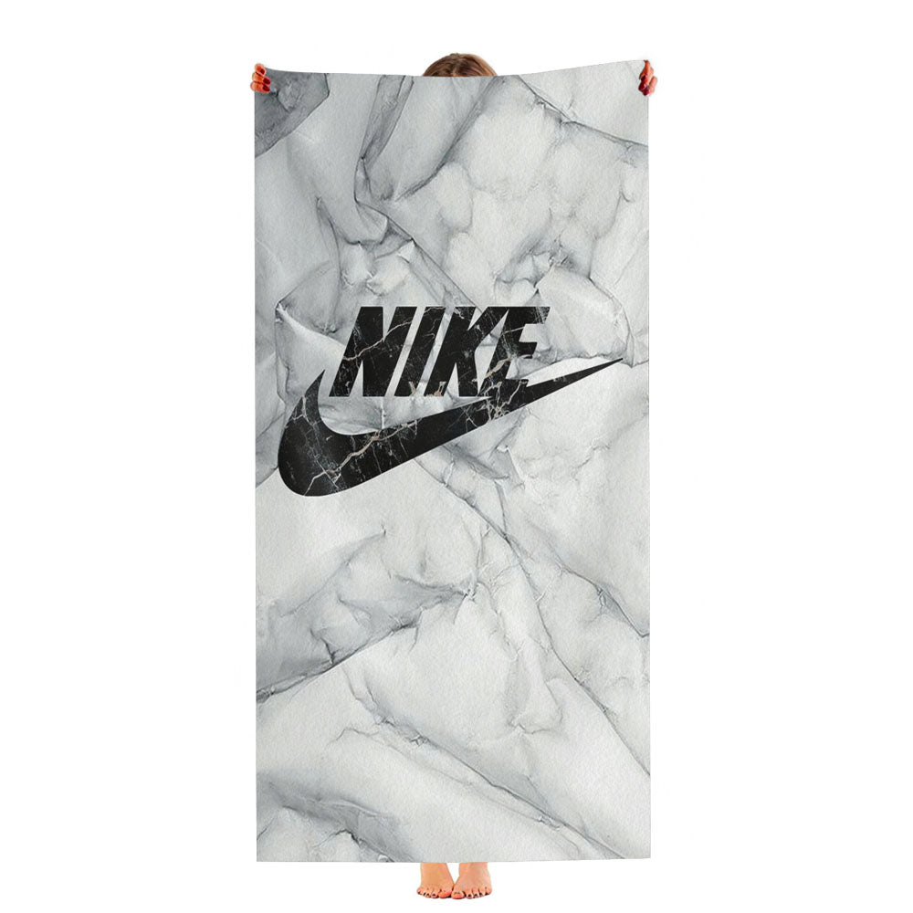 Nike Art White Glossy Ultra-Soft Luxury Bathroom Towels