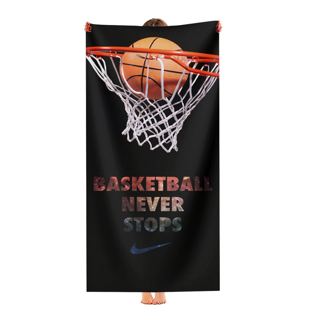 Nike Basketball Never Stop Ultra-Soft Luxury Bathroom Towels