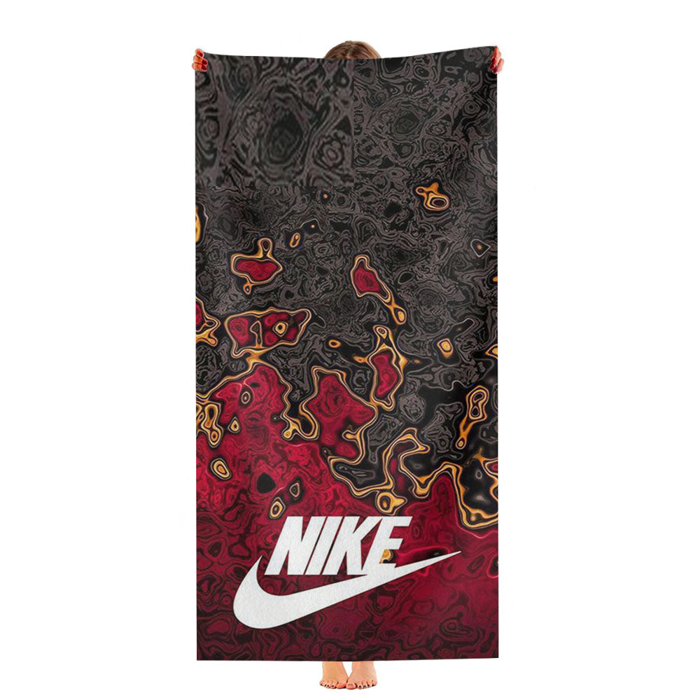 Nike Logo Blazing Ultra-Soft Luxury Bathroom Towels
