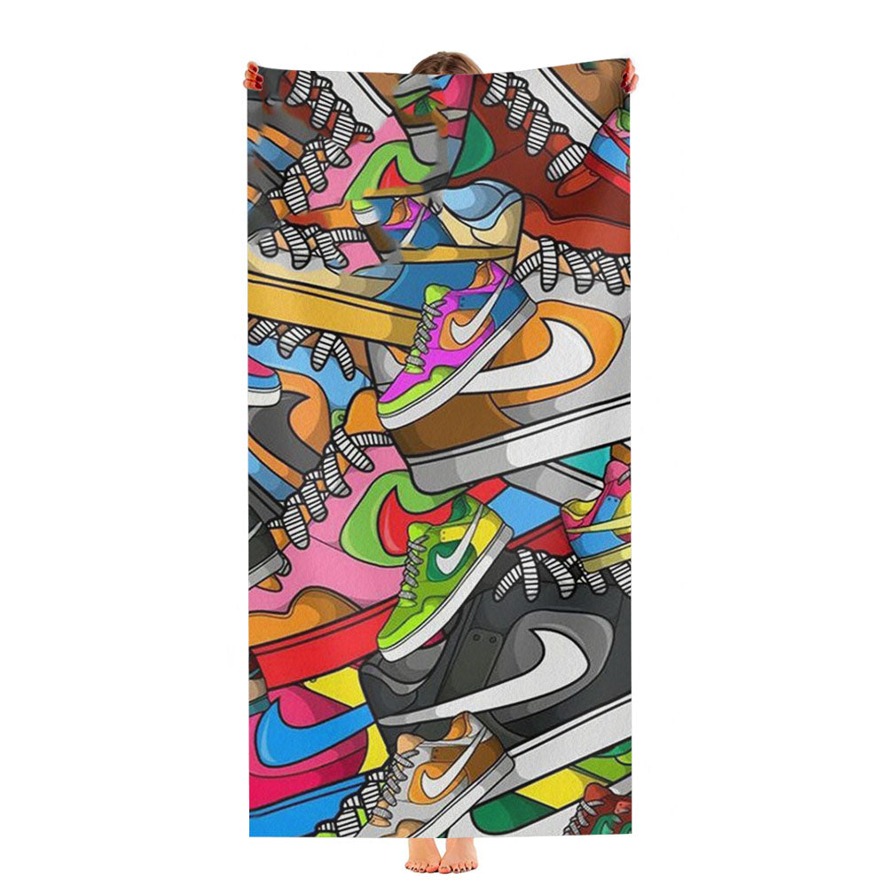 Nike Sneakers Ultra-Soft Luxury Bathroom Towels