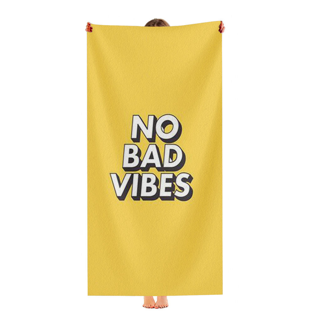 No Bad Vibes Ultra-Soft Luxury Bathroom Towels