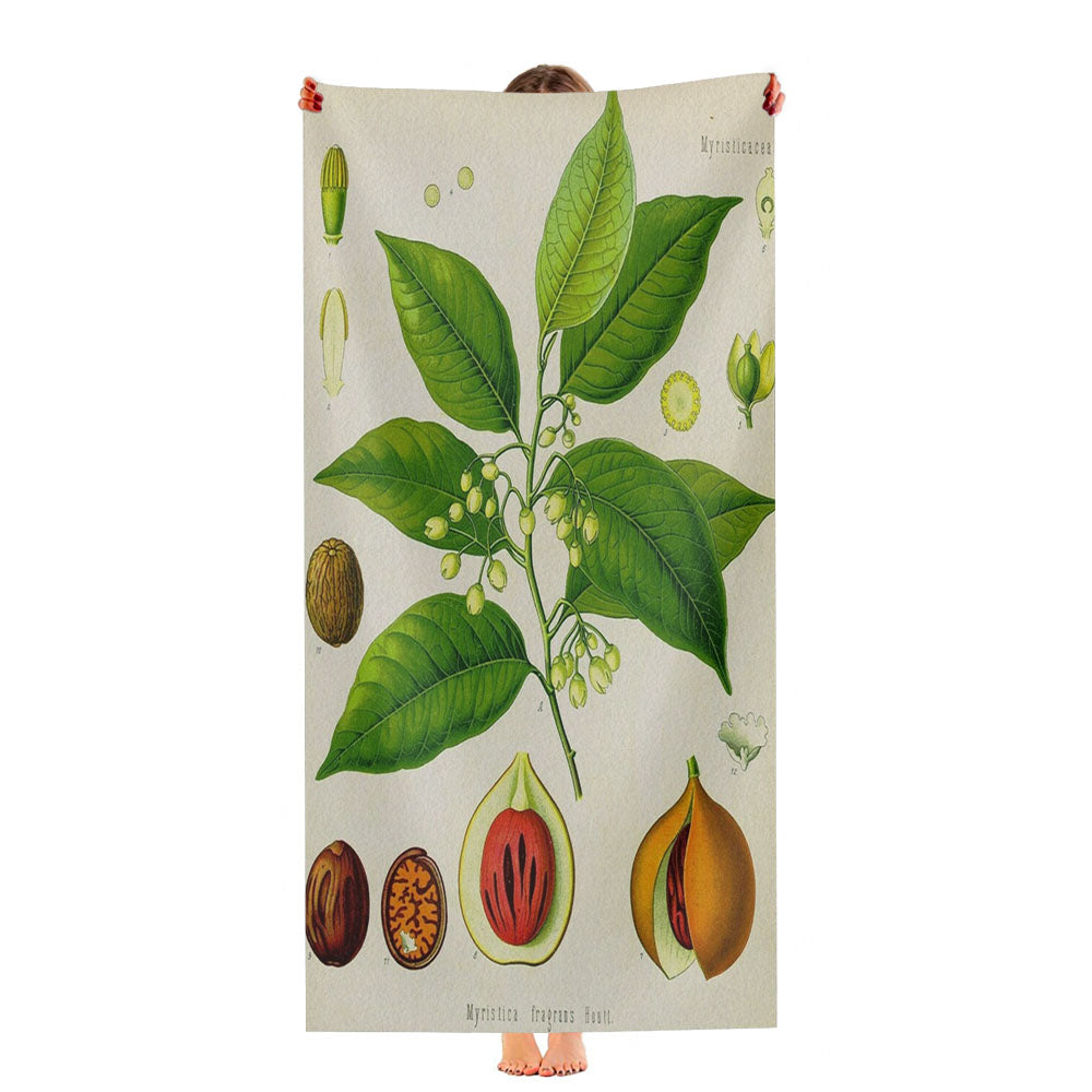Nutmeg Fruit Ultra-Soft Luxury Bathroom Towels