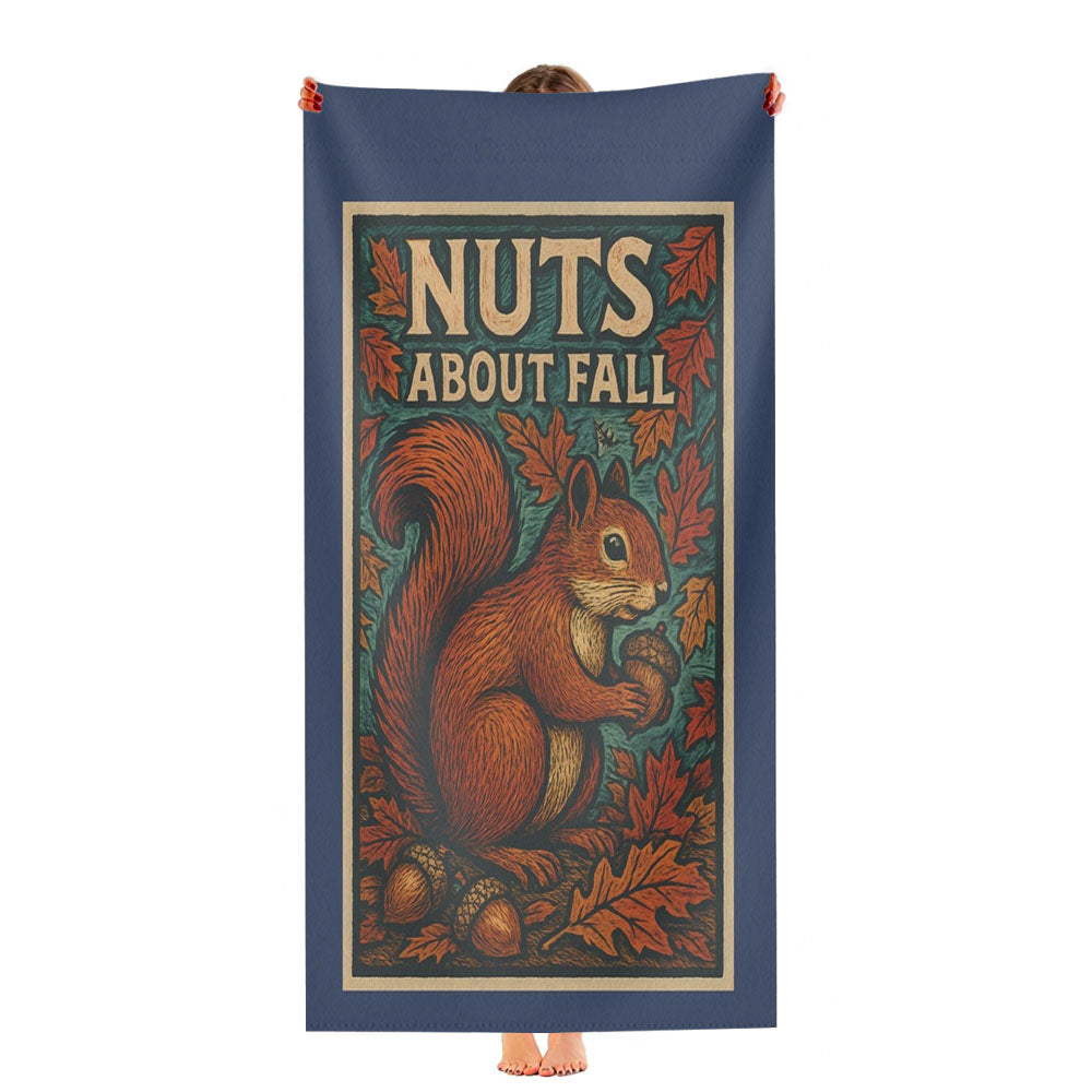Nuts About Fall Ultra-Soft Luxury Bathroom Towels