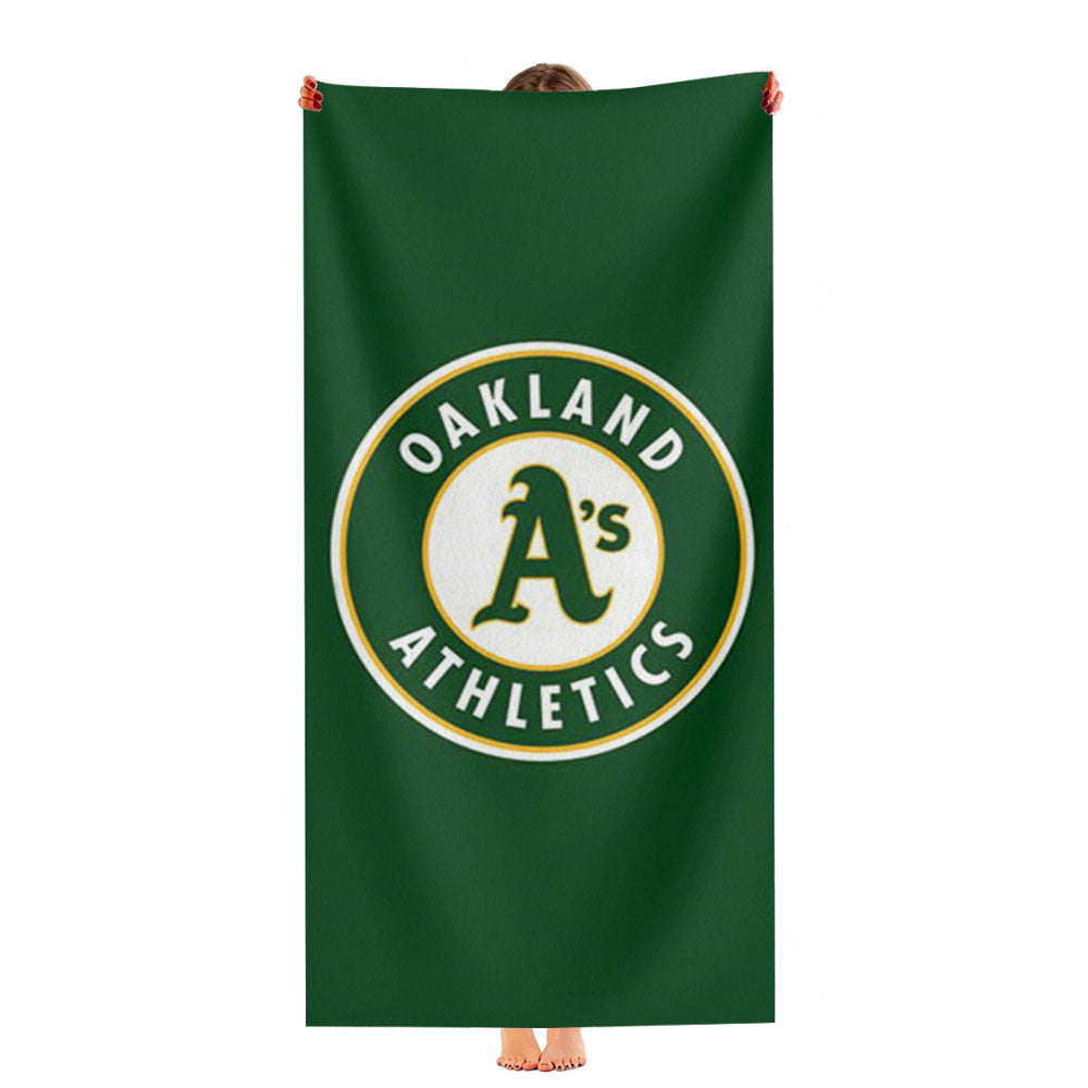 Oakland Athletics Green Ultra-Soft Luxury Bathroom Towels