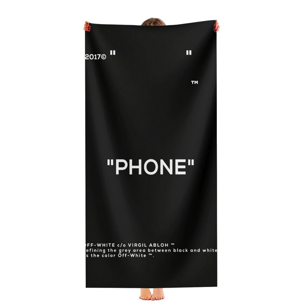 Off White Phone Ultra-Soft Luxury Bathroom Towels